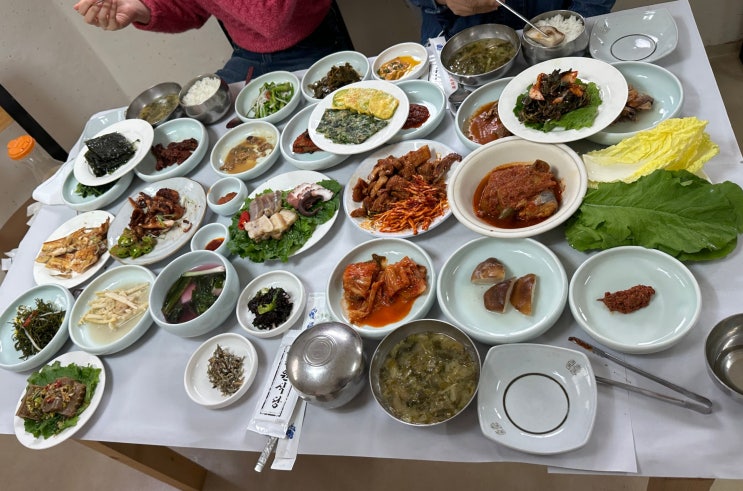  순천  한정식 대원식당 수라상 후기 내돈내산