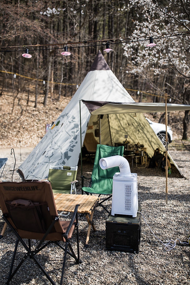 캠핑용 에어컨 블루온 이동형 에어컨 여름 텐트 캠핑용품 추천