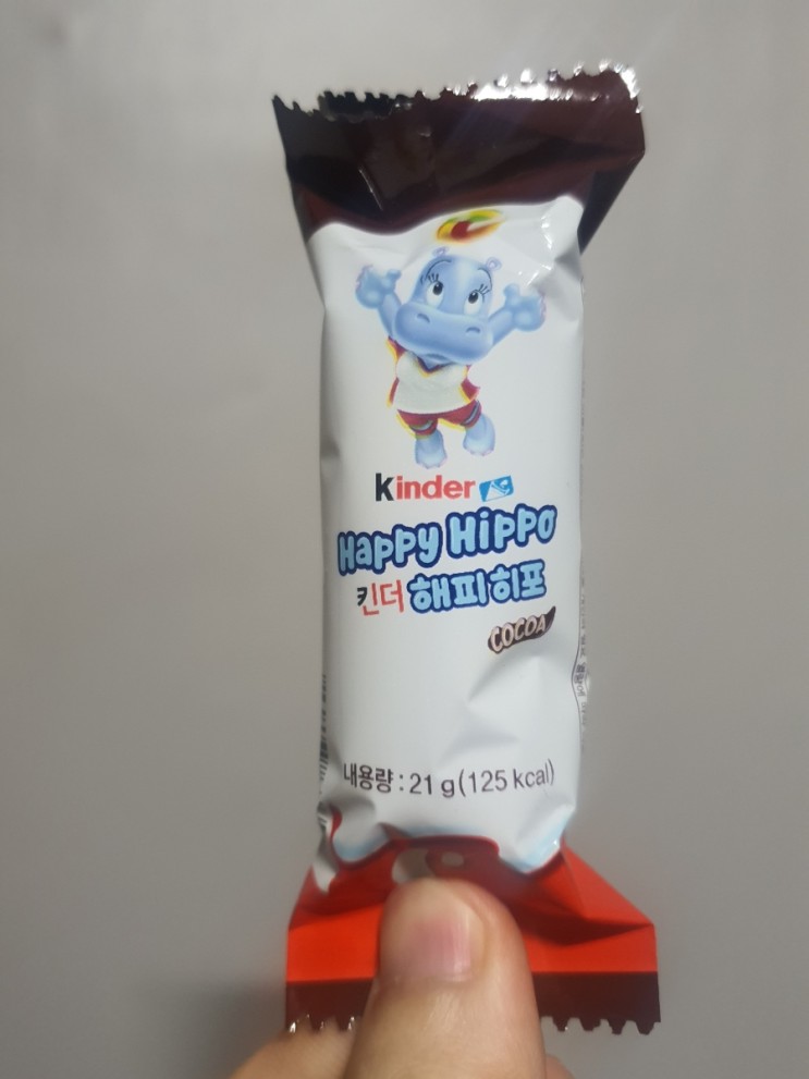 킨더 해피히포, 하마 모양 초콜릿