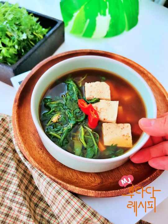 쑥국 끓이는법 콩가루 쑥국 끓이기 쑥된장국 4월 <b>제철음식</b>