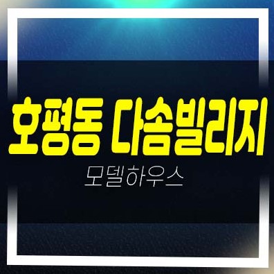  호평동 다솜빌리지 빌라 28평형 쓰리룸  분양/매매 즉시입주 가능 샘플하우스 현장 대출 입주문의!