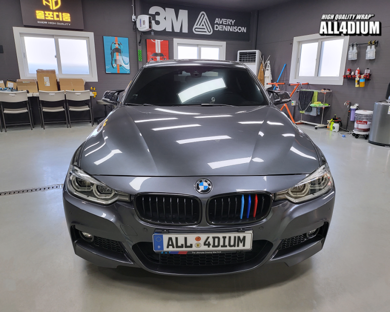아산 음봉면 / 랩핑 / BMW 3시리즈 루프스킨 제거 후, 카본 루프스킨 / BMW / 3시리즈 / 3시리즈 (F30)