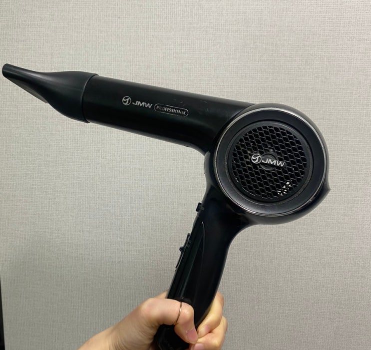  헤어디자이너가 5년간 사용했던  JMW 드라이기 !