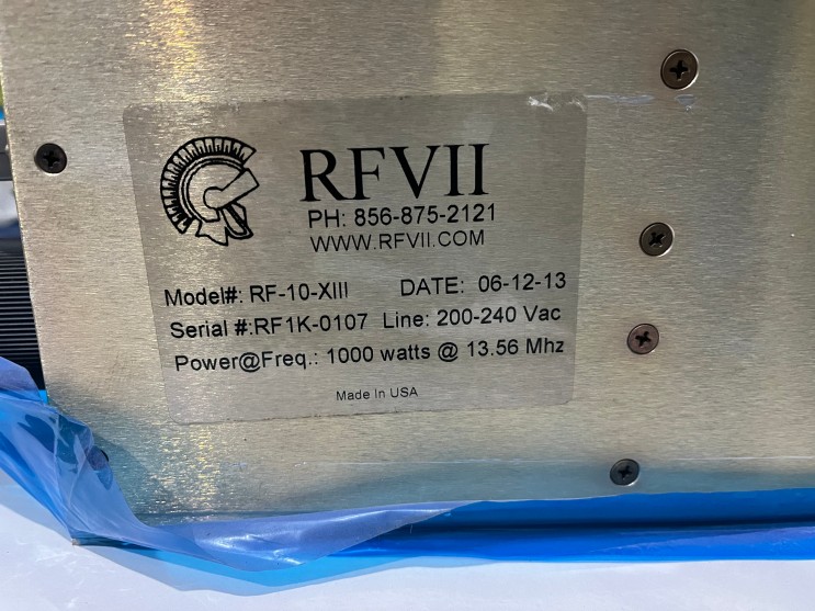 진공산업 (RFVII) RF Generator