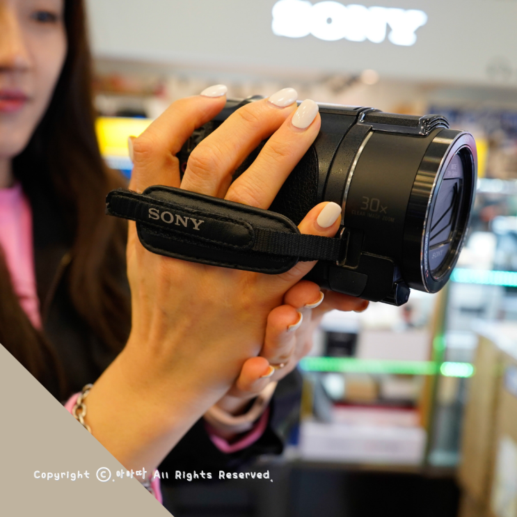  소니AX43A 캐논HF G70 비교 상담받고 온 용산디지털카메라