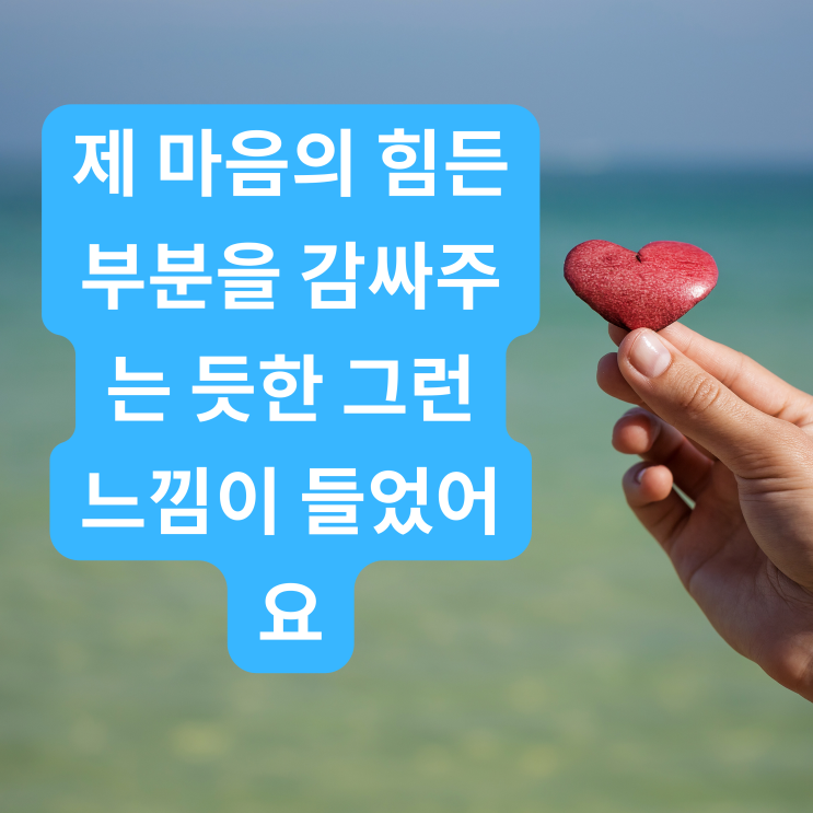  [대전이혼전문변호사] 제 마음의 힘든 부분을 감싸주는 듯한 그런 느낌이 들었어요