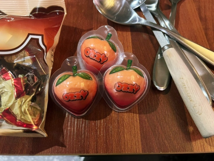  [간식리뷰]오지 하트피치 젤리, 엘반 트러플 헤이즐넛 초콜릿