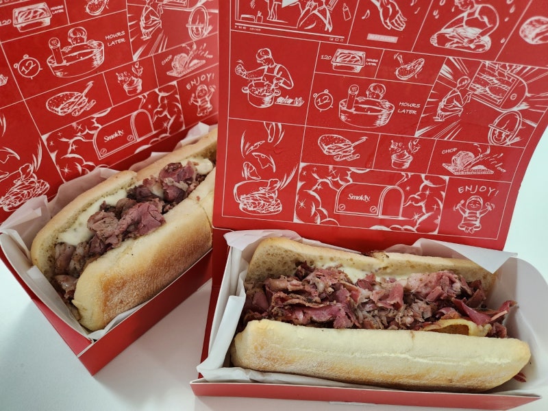 [맛집]애니오케이션x취요남 팝업 _ 파스트라미 샌드위치_취요남샌드위치
