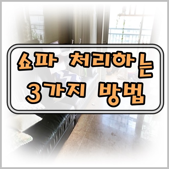 쇼파버리기 3가지의 처리 방법 확인해보세요! 쇼파버리기 3가지의 처리 방법 확인해보세요!