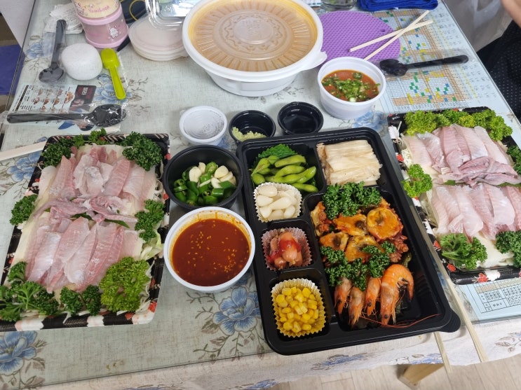 울산 회 배달 신울산회센터 후기!!