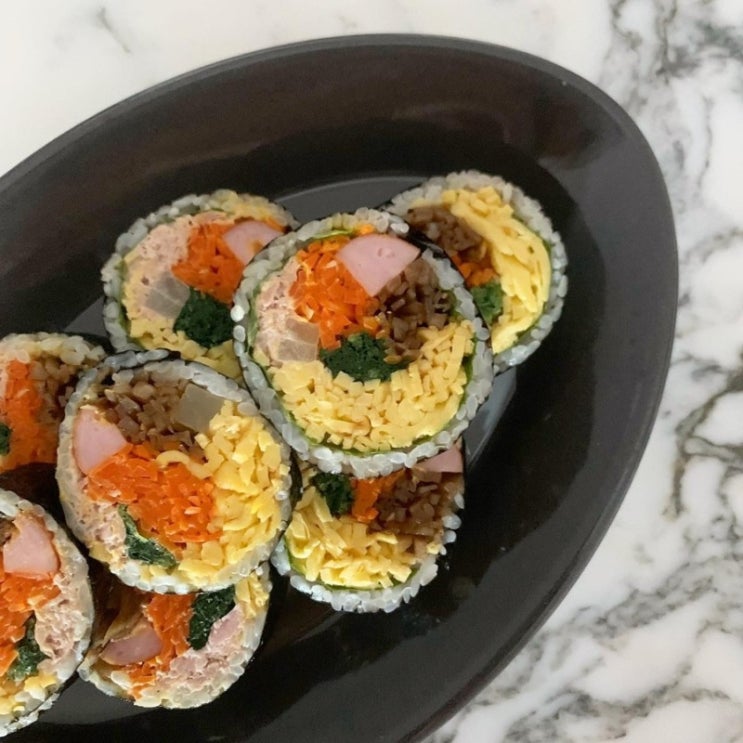  집 김밥 기록 : 김밥 잘 싸는 팁 