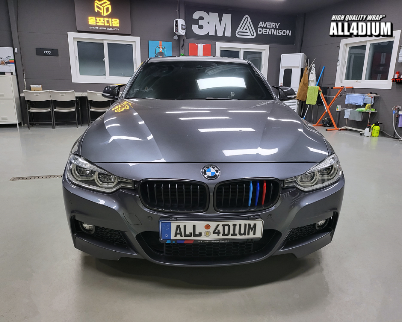 아산 음봉면 / 랩핑 / BMW 3시리즈 루프스킨 제거 후, 카본 루프스킨 / BMW / 3시리즈 / 3시리즈 (F30)