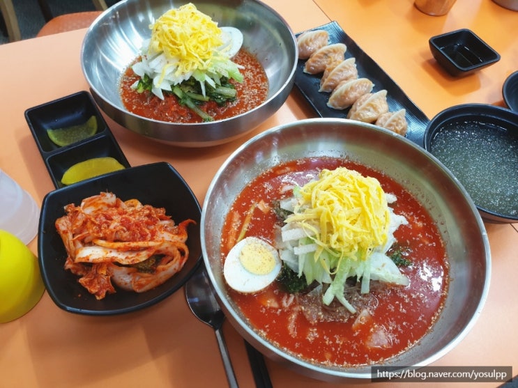 구미 냉면 진주칼국수&냉면에서 역대급 매운맛을 경험하다