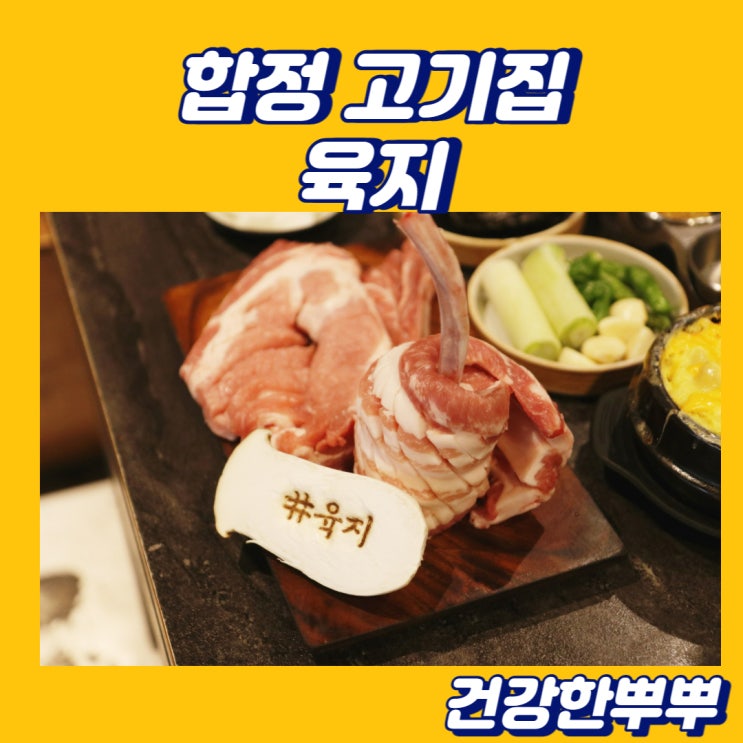  기억에 남은 합정고기집 육지 돈대갈비 감탄했어요
