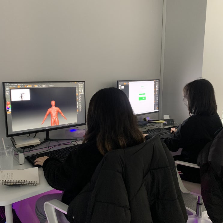  대구애니메이션학원 :: 대구3D 모델링 블루비틀 아카데미 수업 후기
