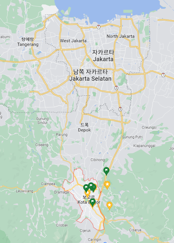 [012. 인도네시아 보고르 1인 골프] 보고르(Bogor)의 골프장 모두 가보기