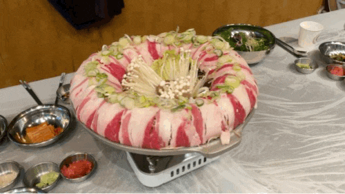  금정역 소고기 맛집 : 남산소금구이 (꽃전골+맛보기세트+육회)