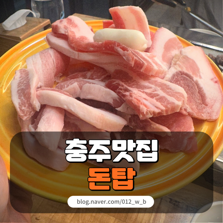  [충주 맛집 돈탑] 고기 무한리필 뿌수기