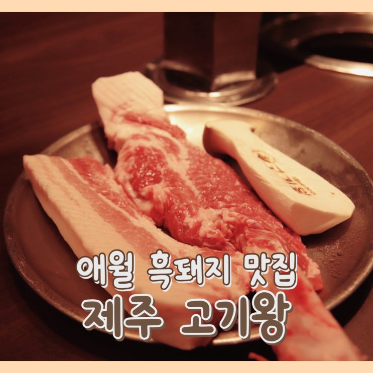 [맛집] 애월 고기왕 : 애월 흑돼지 맛집 / 제주 흑돼지 맛집 / 가족 외식 / 아기 의자 있는 제주 애월 식당