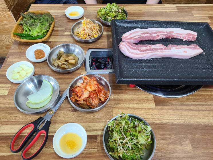 경남 진주 호탄동 보승식당 삼겹살 김치찌개 내돈내산