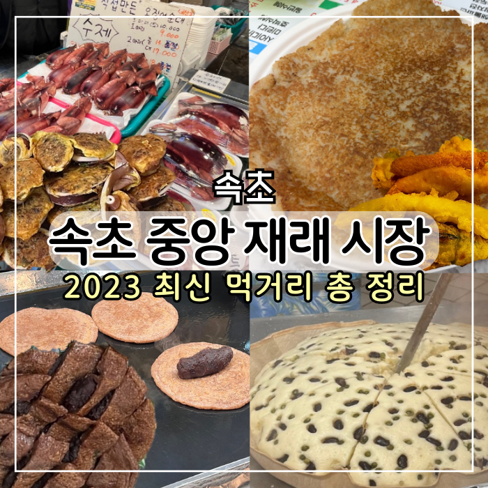  [속초 여행] 강원도 속초시장 먹거리 술빵 등 추천 맛집 및 주차 총 정리 강원도 속초 여행 가볼만한곳