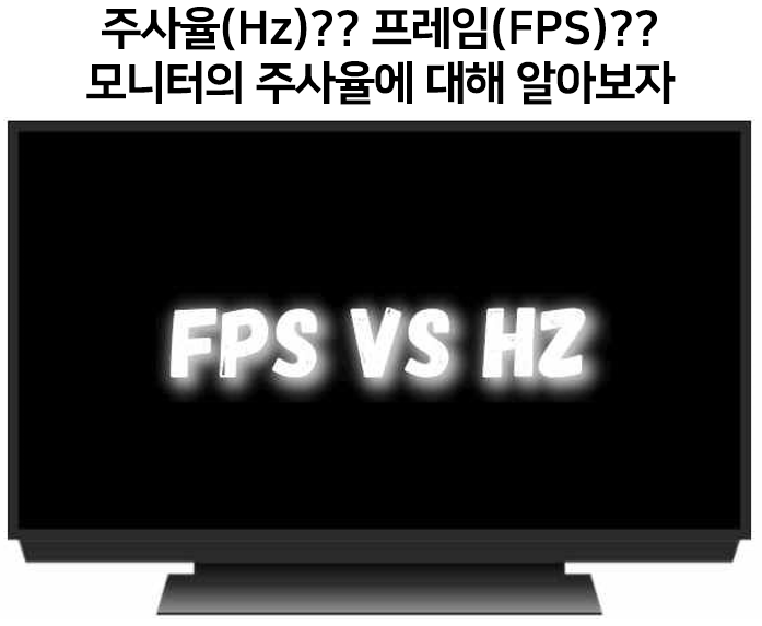  컴퓨터 모니터 주사율(Hz)와 프레임(FPS)의 이해