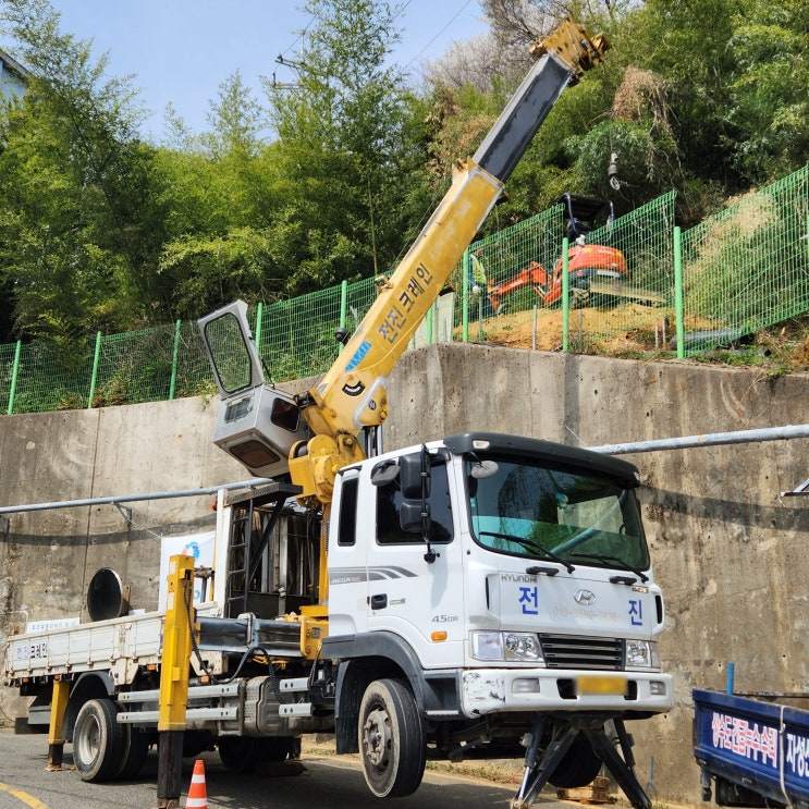  양산카고크레인 물금크레인은 전진크레인 추천!