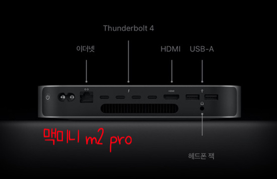  맥미니 m2 pro 구입(m1, m2, m2pro 비교?)