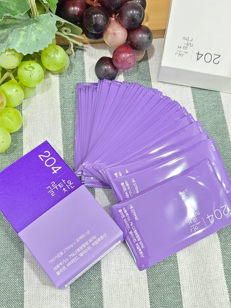  글루타치온 효능과 생체이용율 높은 204글루타치온 영양제