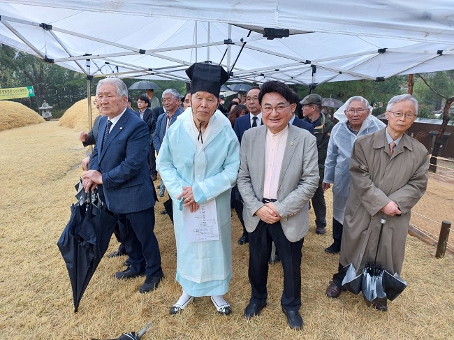 홍국표 의원, 연산군 517주기 청명제향 참석, 문화유산으로 보존될 수 있도록 노력할 것