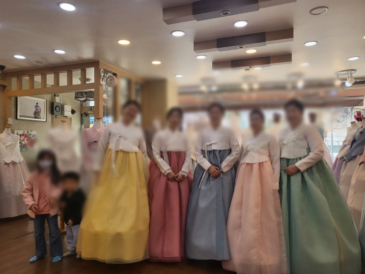  진주 가족 단체 한복 대여 특별한 날!