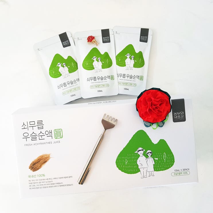  국내산 거창 유기농우슬뿌리 원료 우슬효능을 살린 우슬즙 어버이날