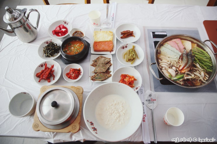 속초 맛집 시원했던 청초수물회 갔다가 줄서먹는 옛고을순두부 리뷰