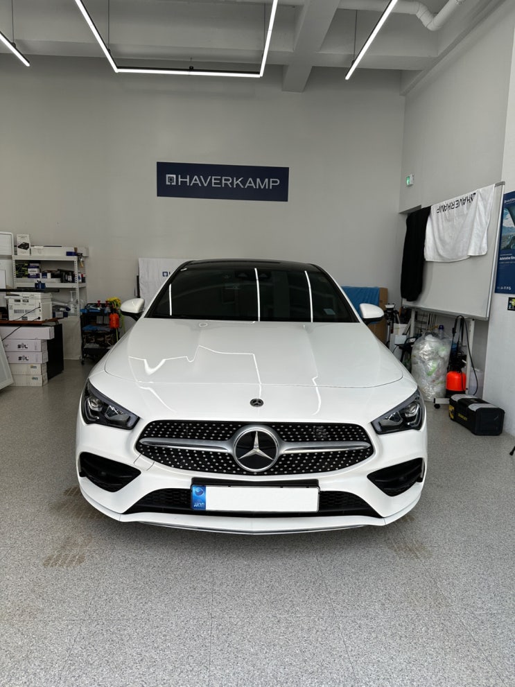  대전 벤츠 CLA250 주차 녹화를 위한 선택 아이나비 QXD8000 아이볼트큐에디션