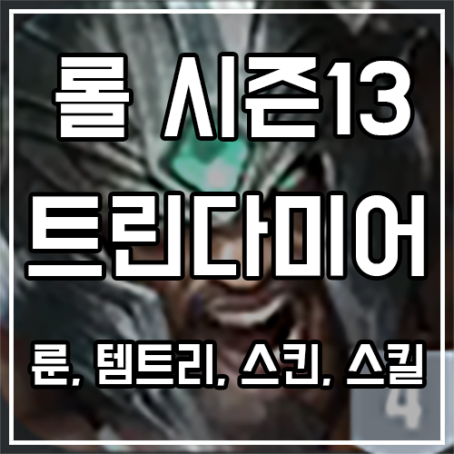 트린다미어 룬, 템트리, 스킨 공략 트린다미어 룬, 템트리, 스킨 공략
