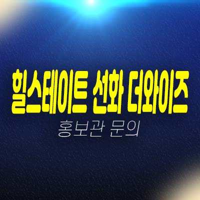 힐스테이트 선화 더와이즈 대전 선화동 미분양아파트 현대건설 1군 시공건설 분양가 잔여세대 분양가,신규공급 모델하우스 신축공사!