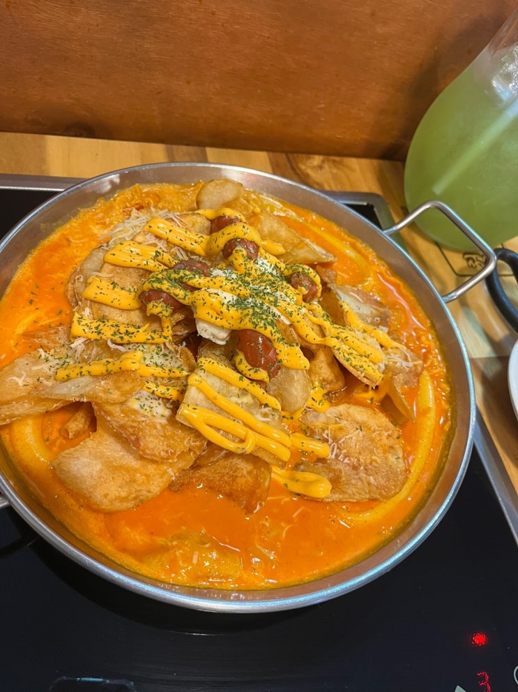  <내 돈 내산>청년 다방 신상 떡볶이 감자돌이 떡볶이 리뷰 ::평촌역 맛집
