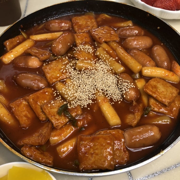  배달의민족 B마트 배민이지 매콤달달떡볶이 밀키트 추천