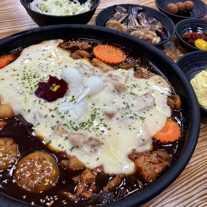 인천 주안동 맛집 '행복한찜닭 욕쟁이할매불냉면' 치즈 폭탄 찜닭 후기