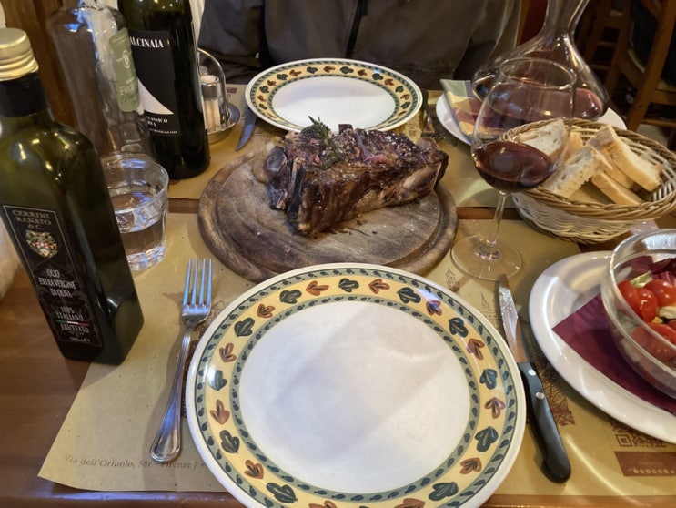  이탈리아 피렌체 티본스테이크맛집 Trattoria L'Oriuolo