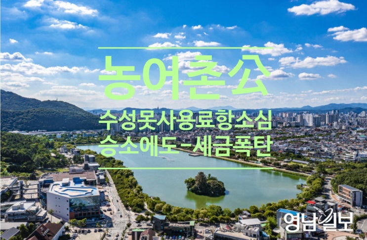  농어촌公, 수성못 사용료 항소심 승소에도 '세금 폭탄'