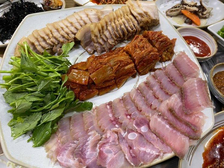  광명 삼합 홍어랑 돼지랑 추천 맛집