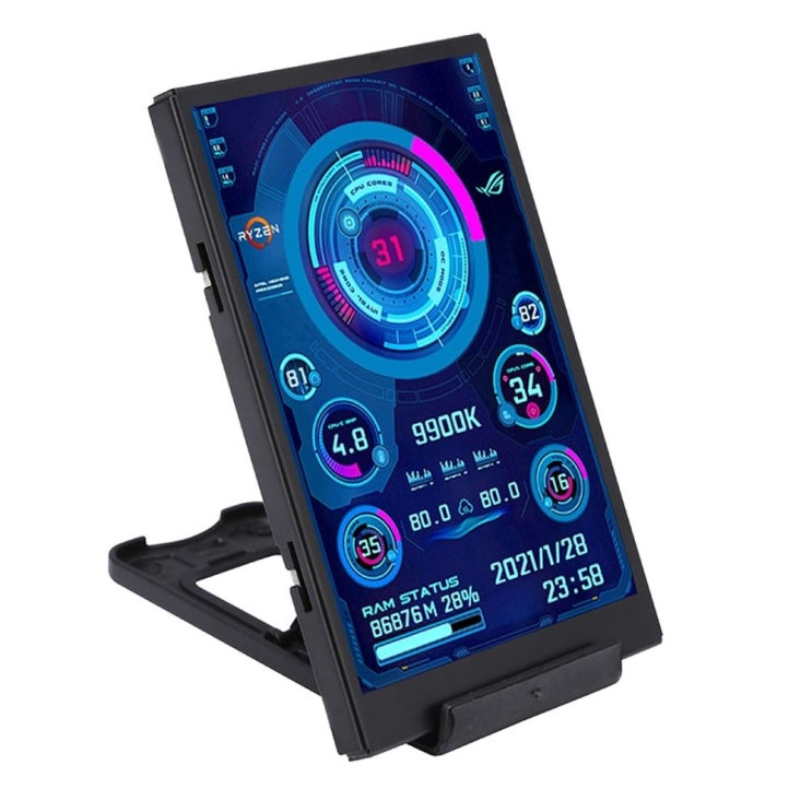 컴퓨터 CPU 모니터링 RAM GPU HDD 날짜 모니터링 3.5인치 보조 스크린 모니터 컴퓨터 CPU 모니터링 RAM GPU HDD 날짜 모니터링 3.5인치 보조 스크린 모니터