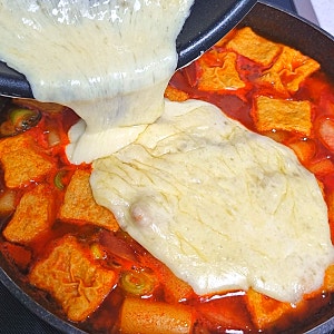 국물떡볶이 레시피 미미네떡볶이 치즈듬뿍떡볶이 밀떡볶이끓이기