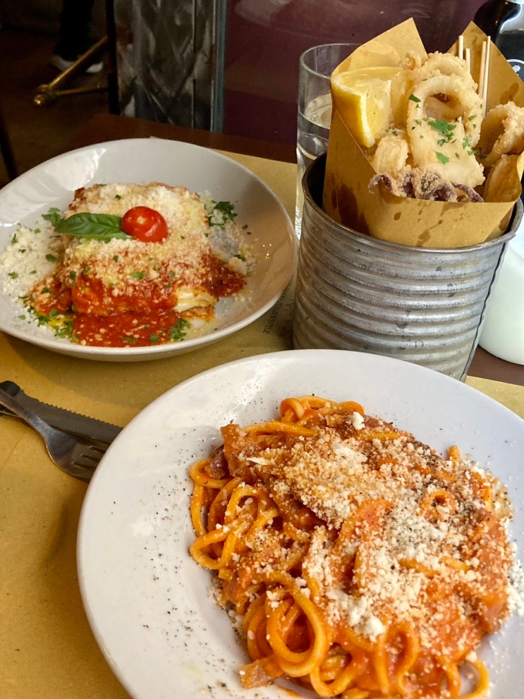  이탈리아 로마 트레비 분수 근처 이탈리안 음식점 Cantina e Cucina