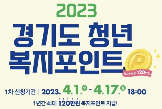 경기도 청년 노동자 지원사업_2023년 청년 복지포인트 신청방법 및 혜택