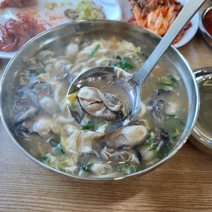 비산동맛집 서천굴칼국수 보쌈 파전 최고!