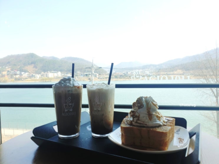  아지오1011>>북한강뷰  브런치카페~2주연속 방문한 후기