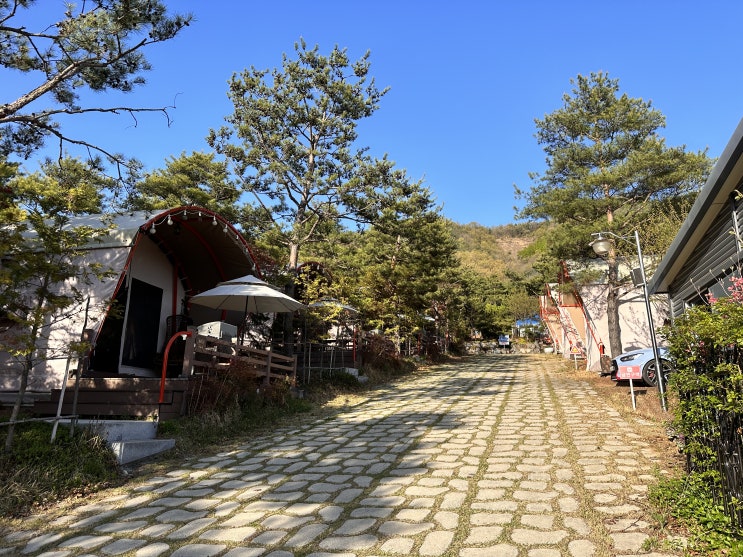  대구 근교 나들이 여행 개별 화장실이 있는 가창 글램핑장
