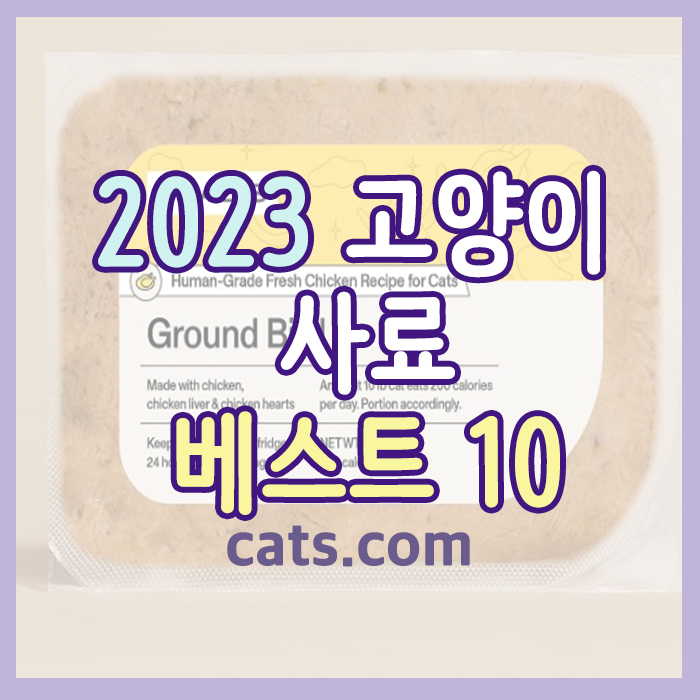 고양이사료 종류.순위.추천 베스트10(ft.cats com) 건사료&습식사료(주식캔.생식) 2023미국